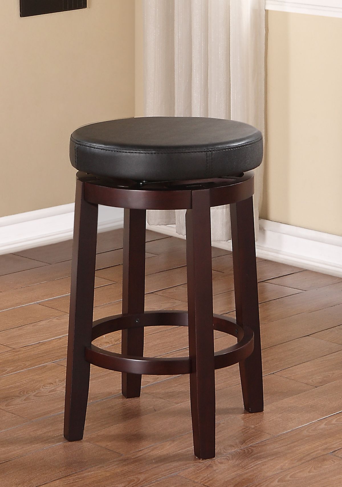 Natasha Black Counter Stool