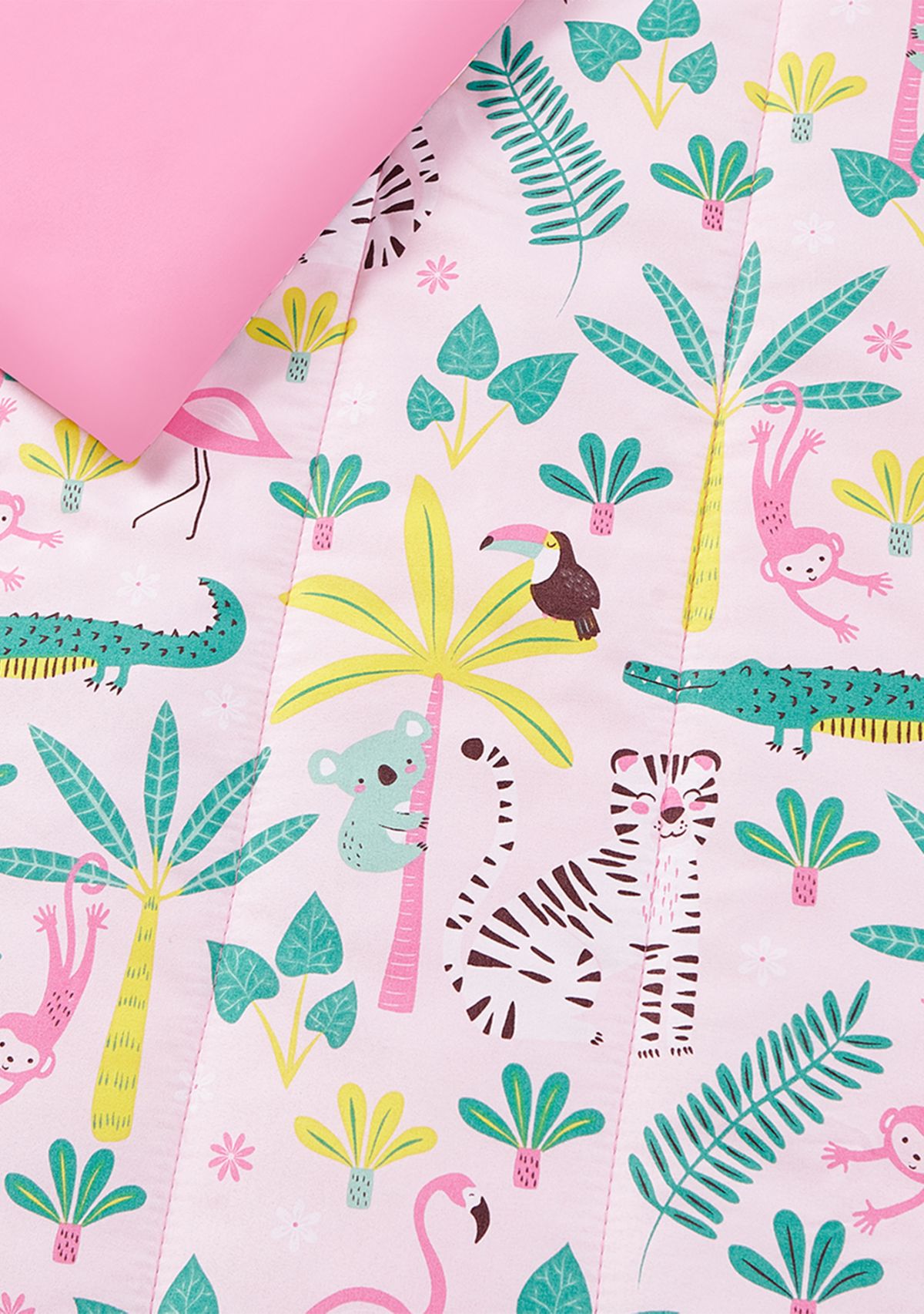 Zinnia Jungle Comforter Set with Koala Novelty Pillow
