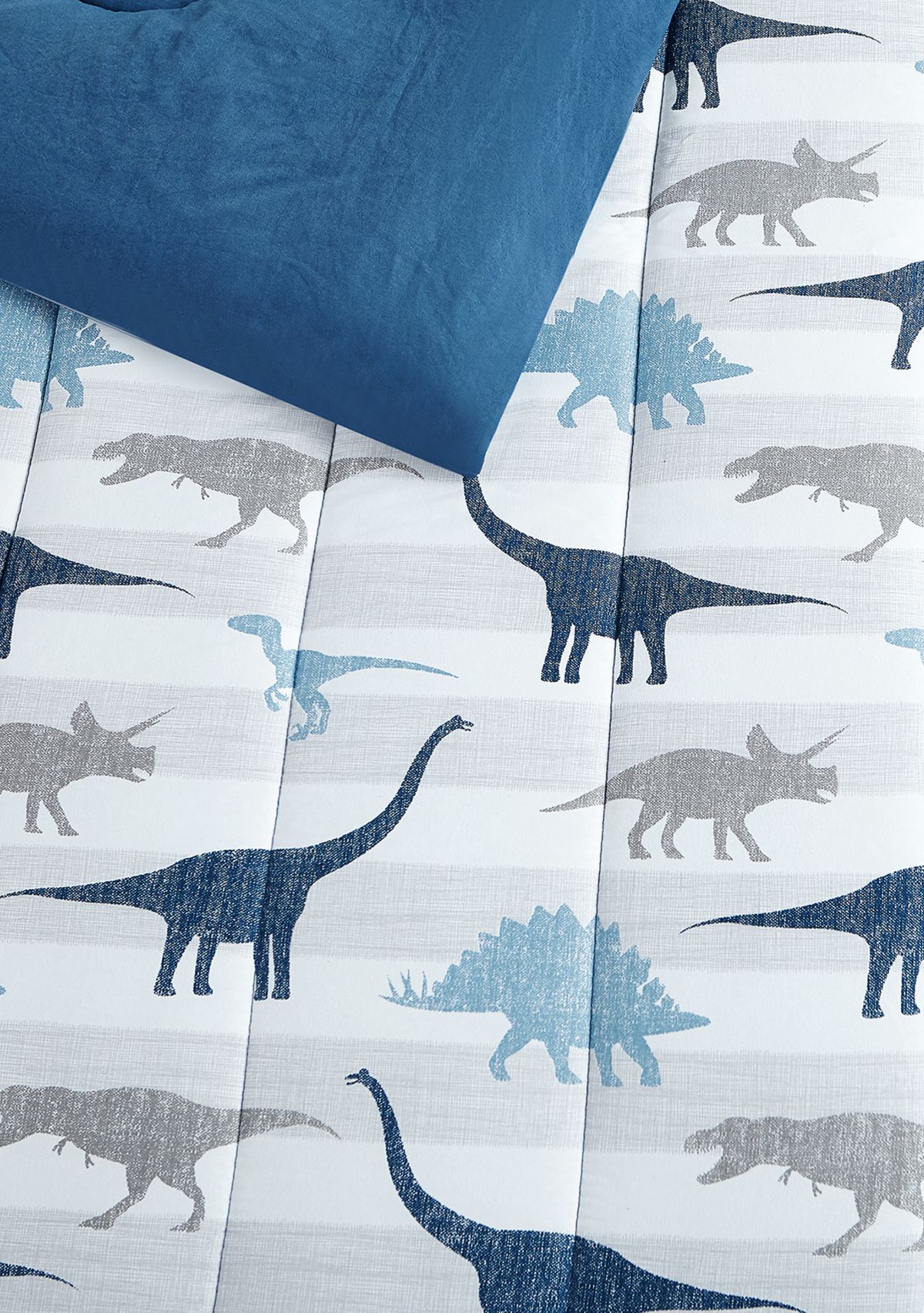 Dino Chambray Ultra Soft Microfiber Comforter Set