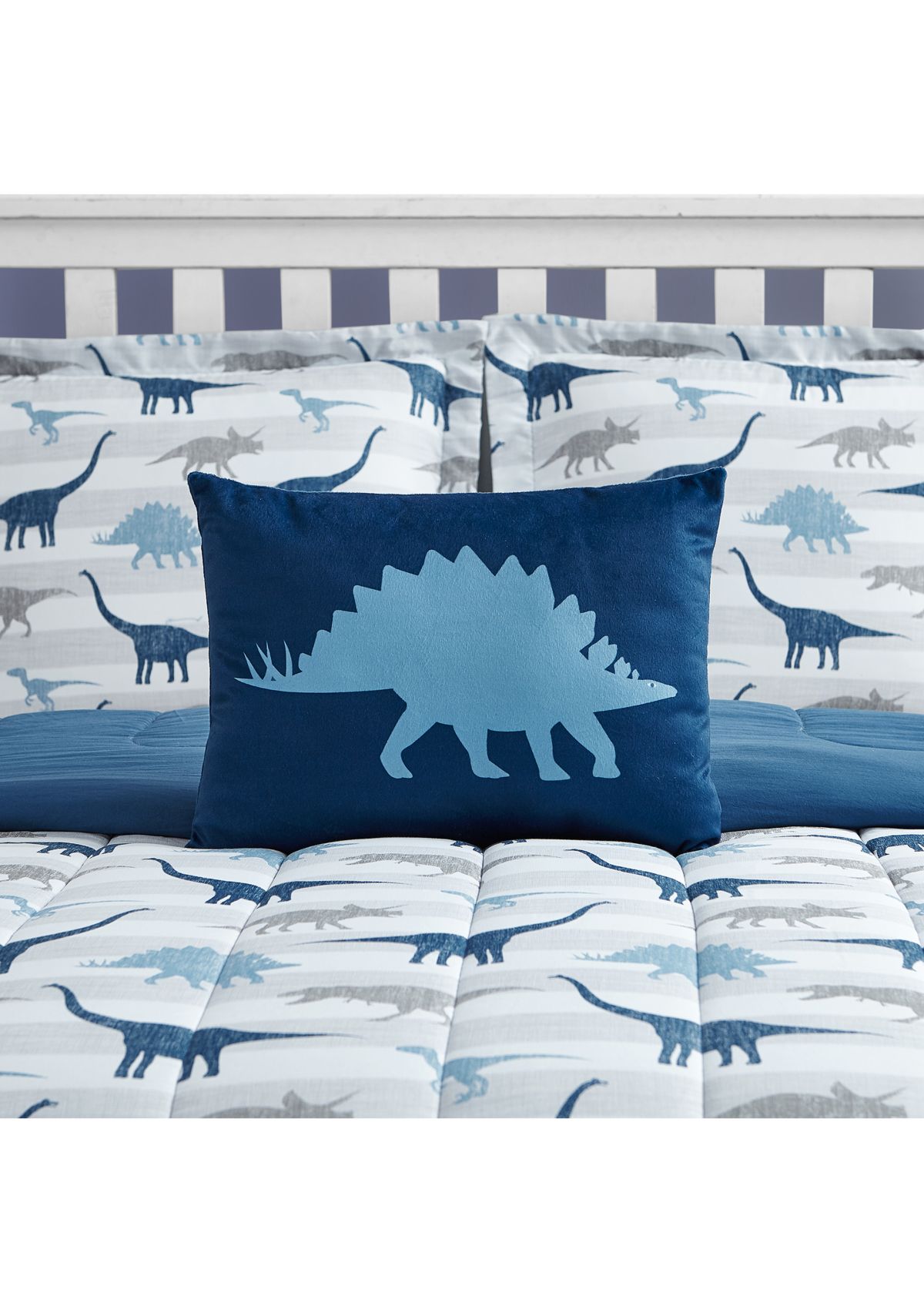 Dino Chambray Ultra Soft Microfiber Comforter Set