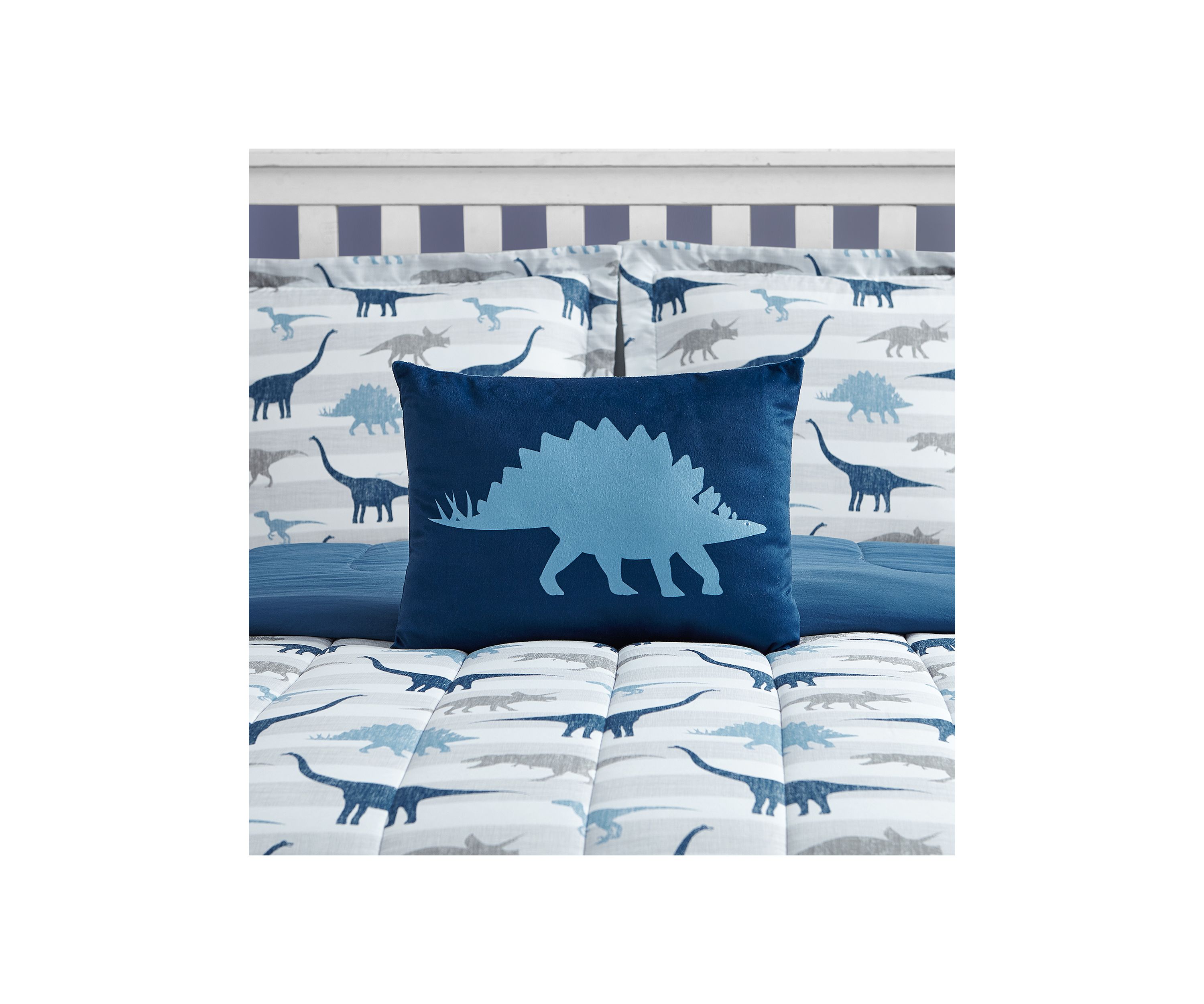 Dino Chambray Ultra Soft Microfiber Comforter Set