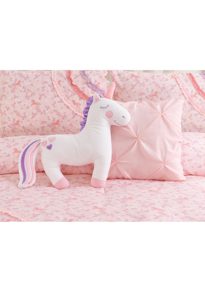 Rainbow Ruffle Ultra Soft Microfiber Comforter Set