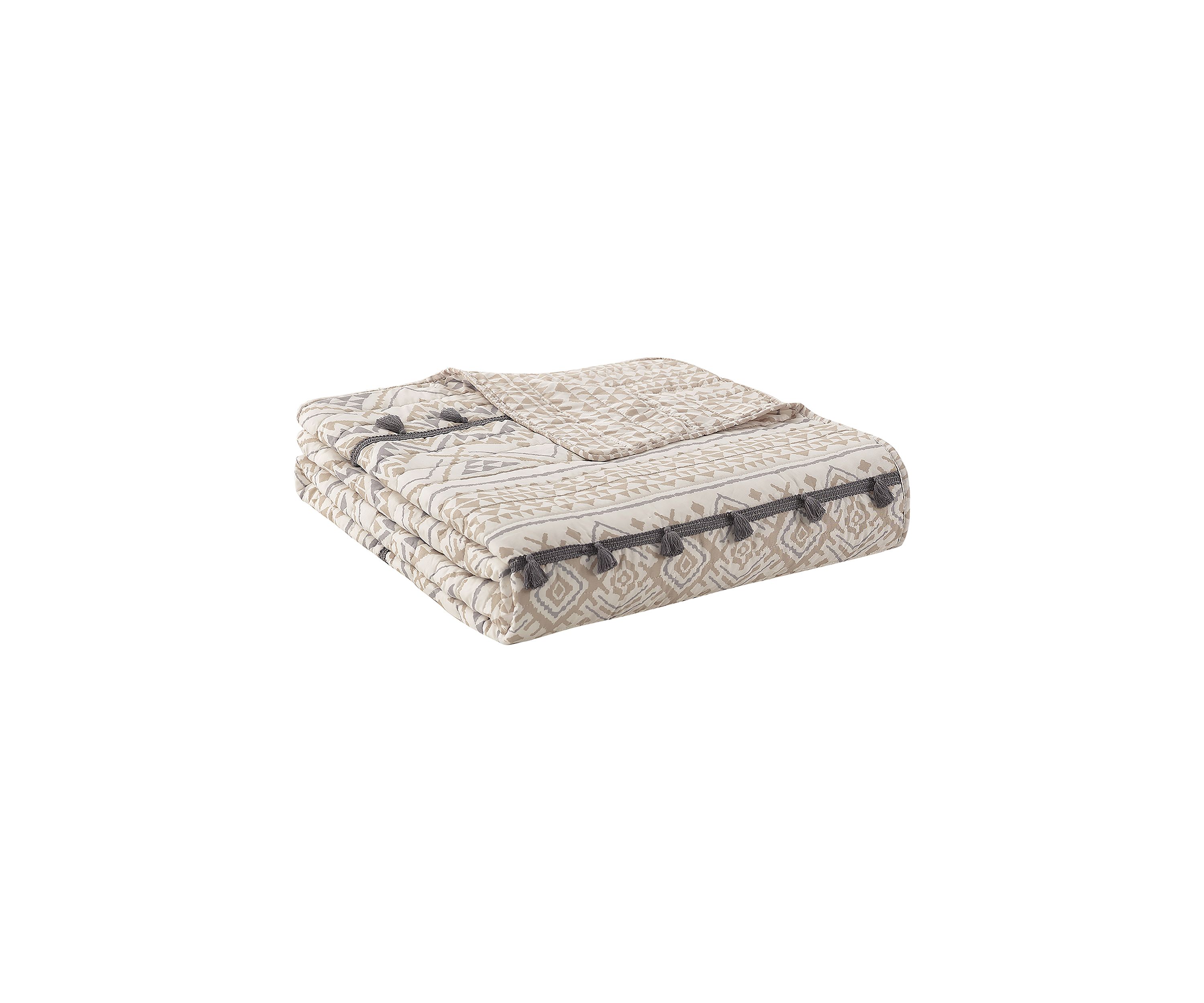 Nevada Tribal Tan Reversible Quilt Set