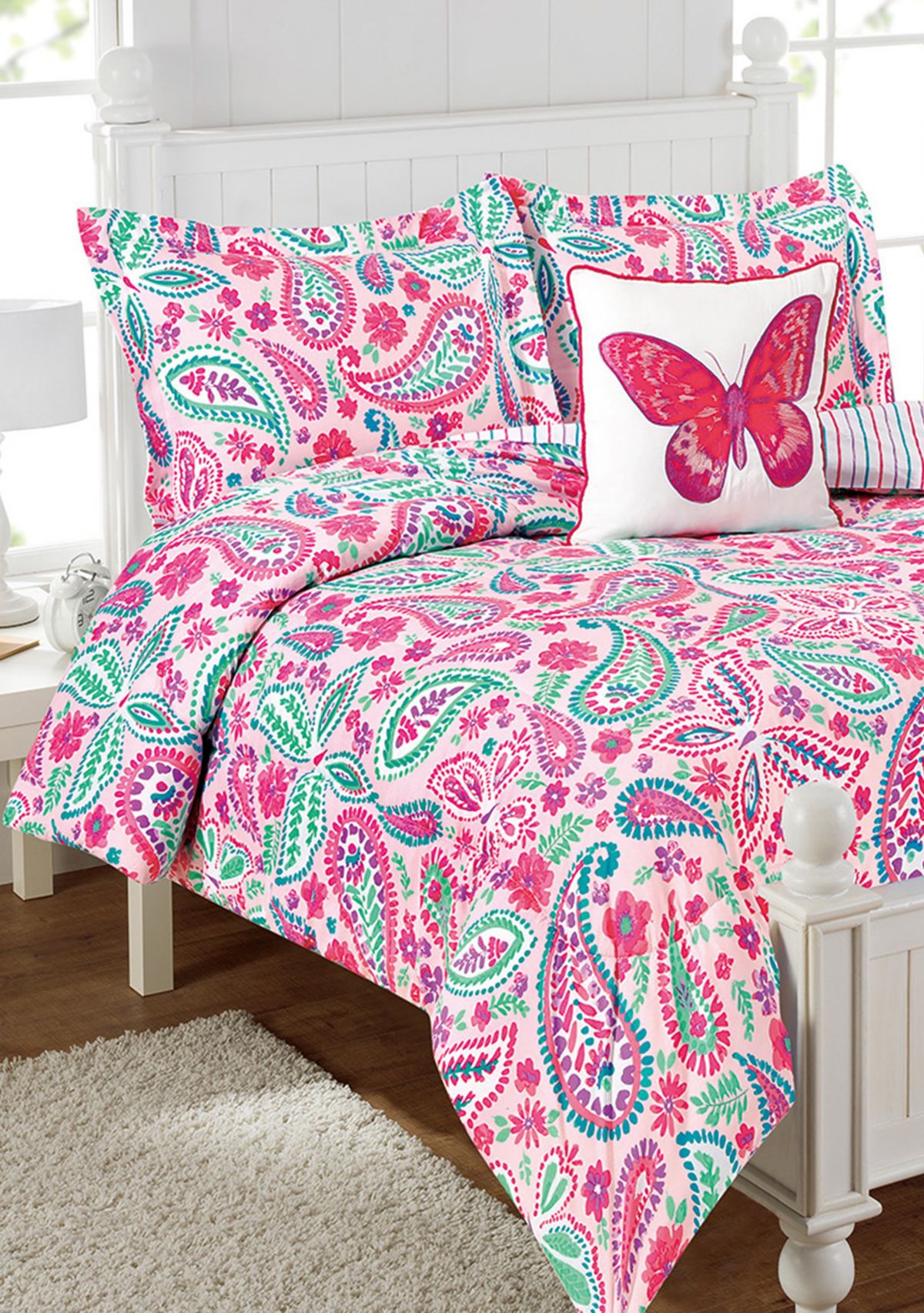 Watercolor Flutter  Comforter Set