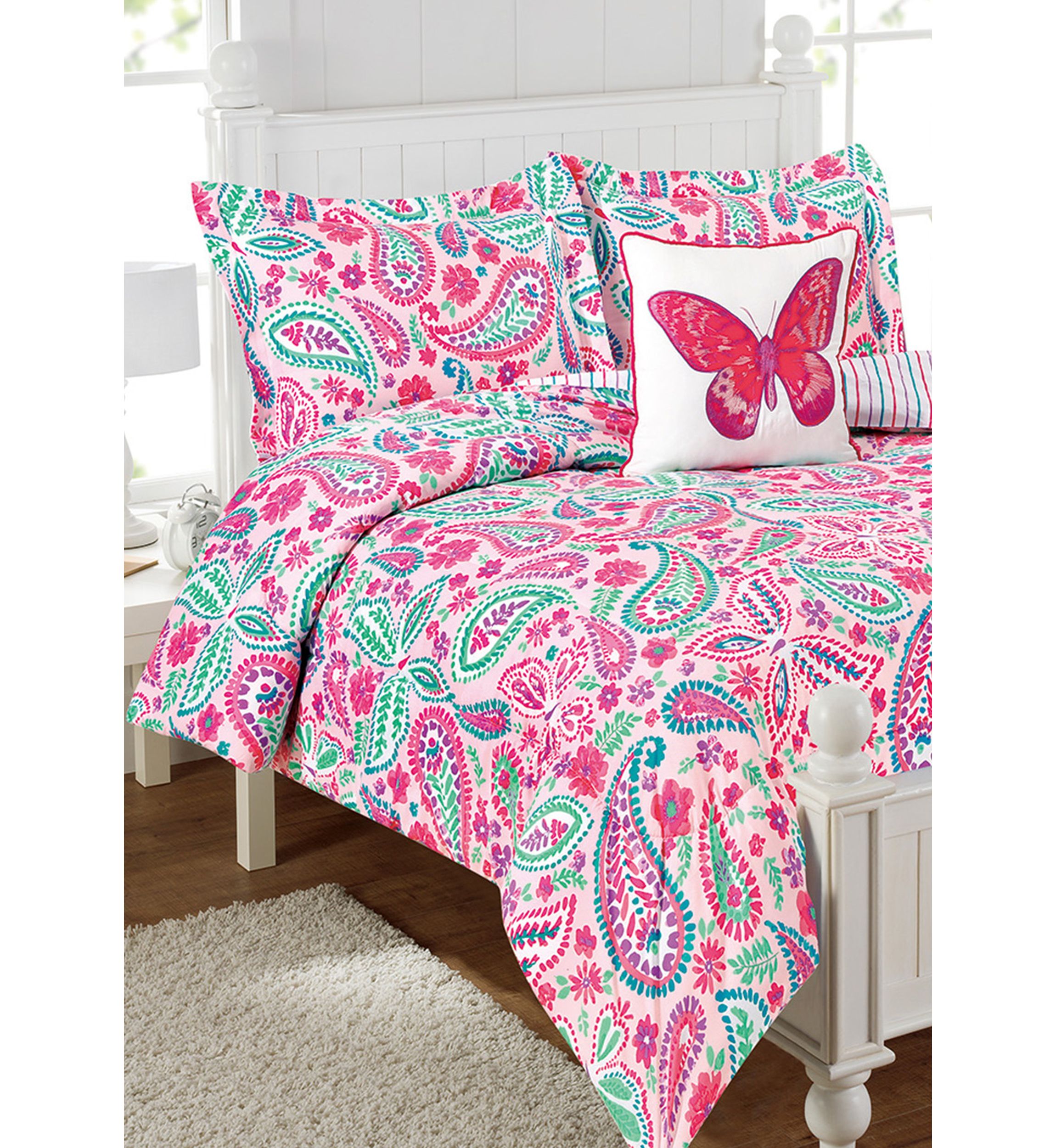 Watercolor Flutter  Comforter Set