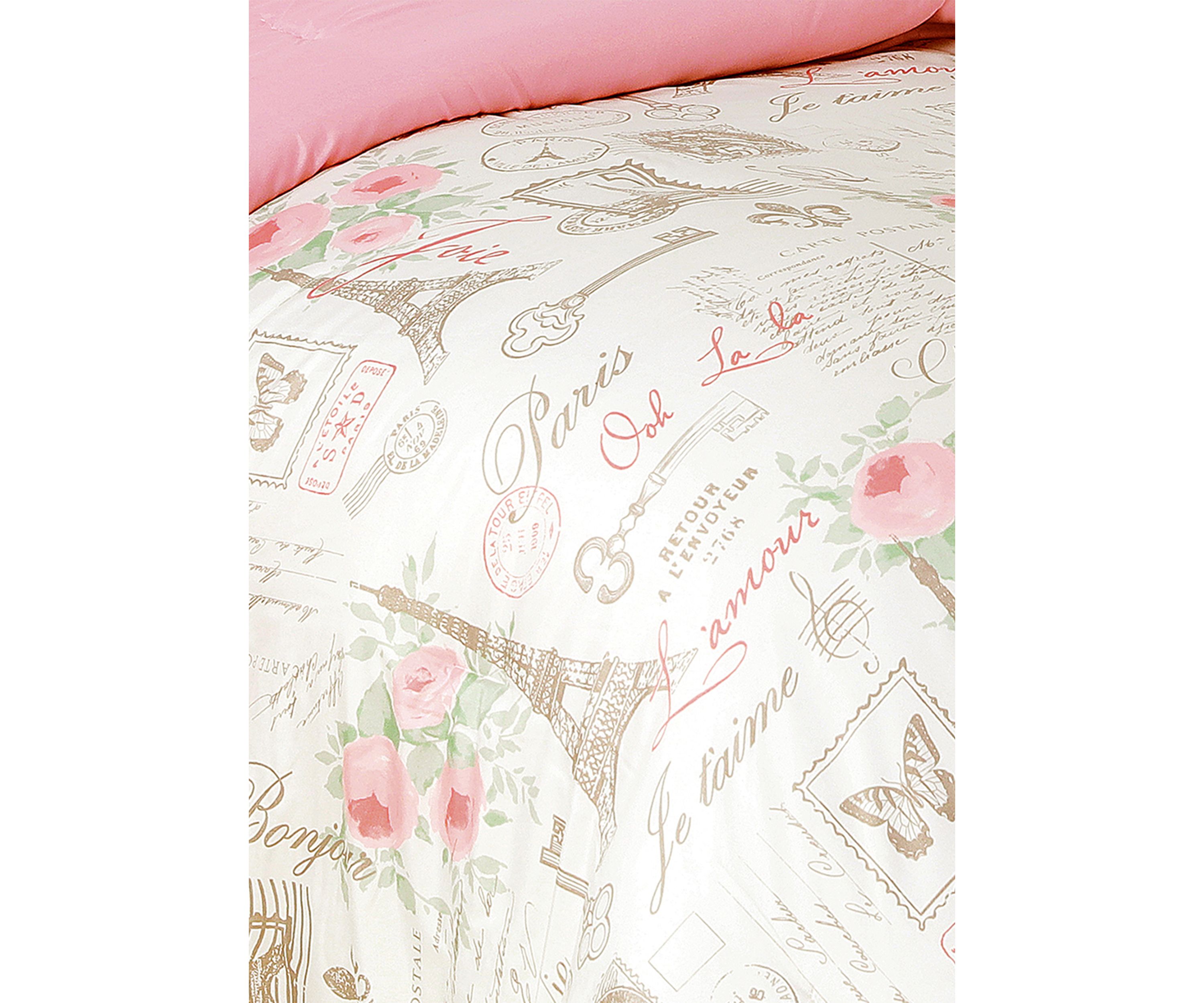 5 Piece City of Romance Comforter Set