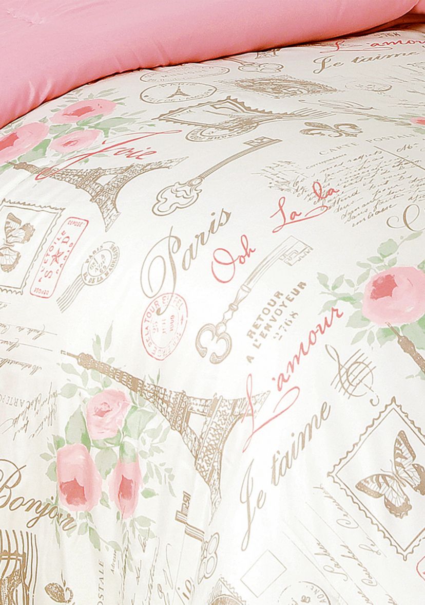 5 Piece City of Romance Comforter Set