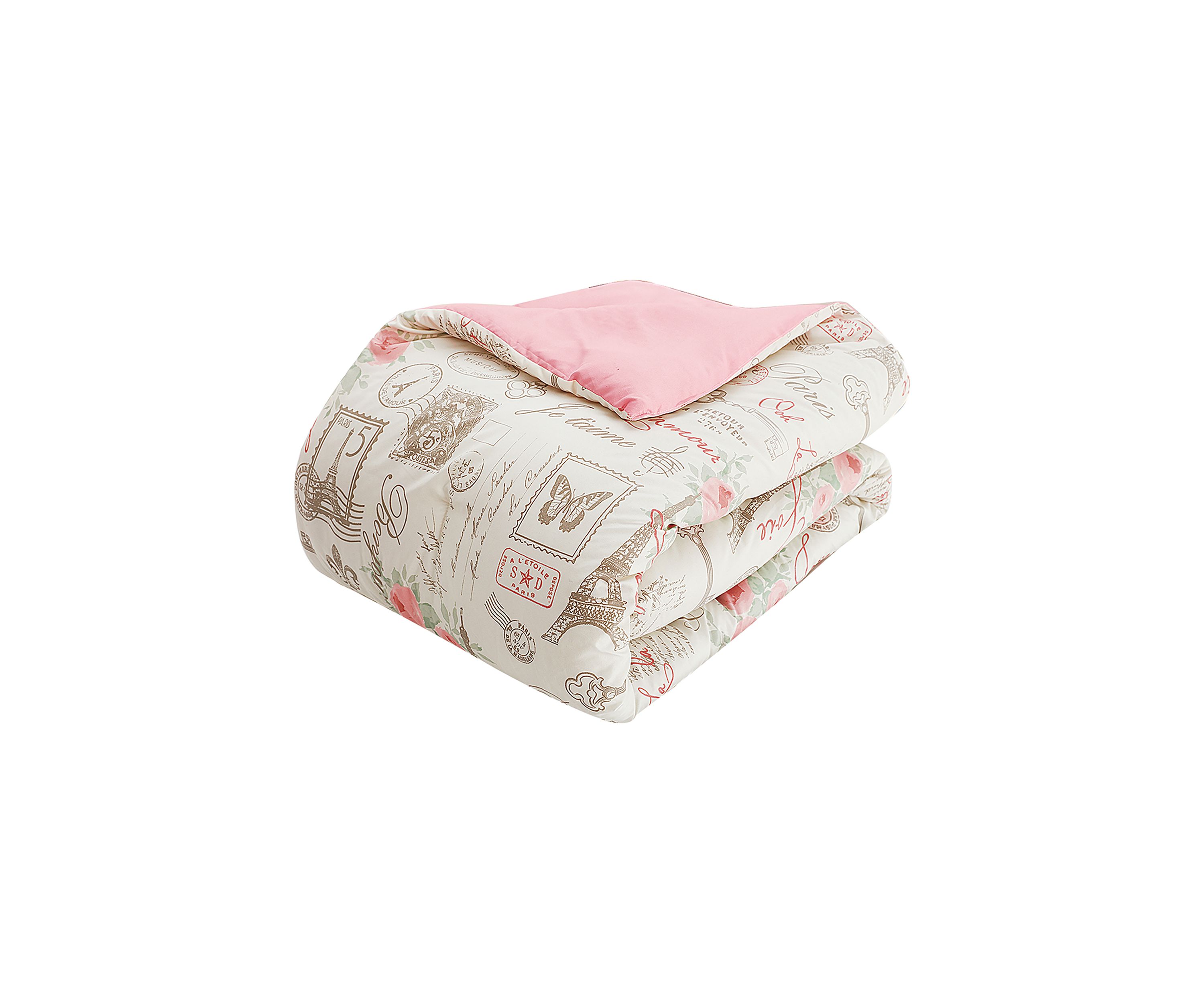5 Piece City of Romance Comforter Set