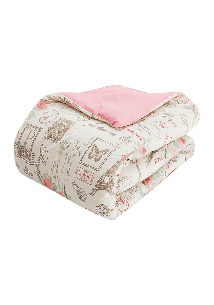 5 Piece City of Romance Comforter Set