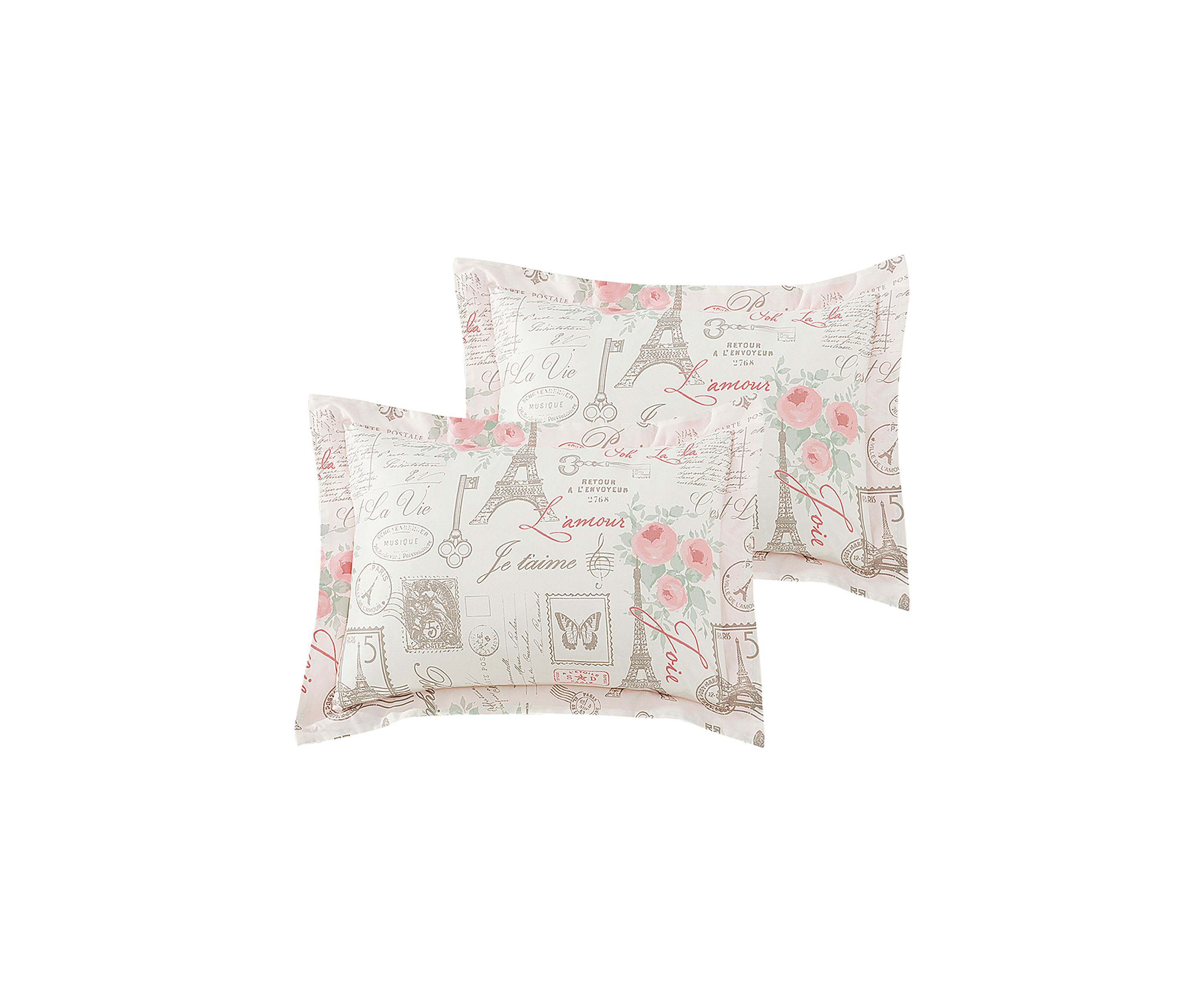 5 Piece City of Romance Comforter Set