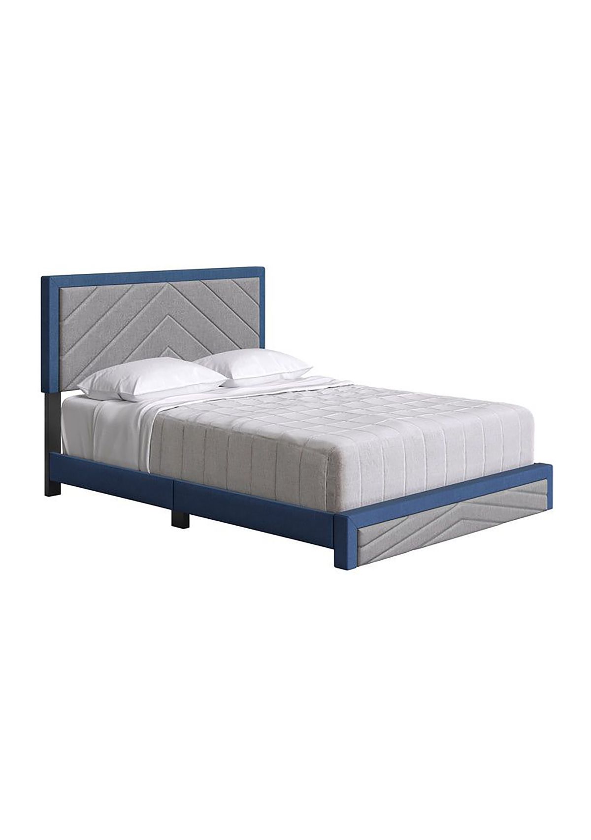 Boyd Sleep Barcelona Upholstered Platform Bed with Headboard, Mattress Foundation with Strong 14 Wood Slat Supports, No Box Spring Required
