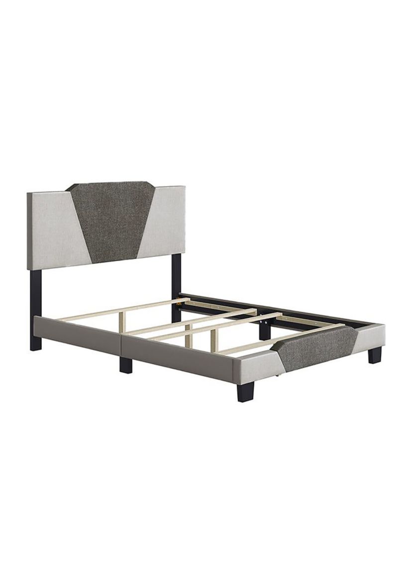 Boyd Sleep Tuscany Upholstered Platform Bed Frame Mattress Foundation with Headboard and Strong Wood Slat Supports