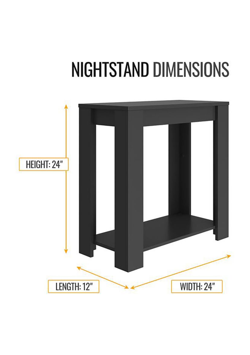Brisbane Craftsman Style Wood Nightstand by Boyd Sleep