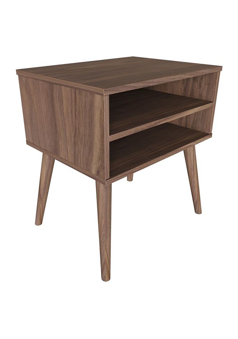 Ragusa Mid-Century Modern Two Shelf Nightstand by Boyd Sleep