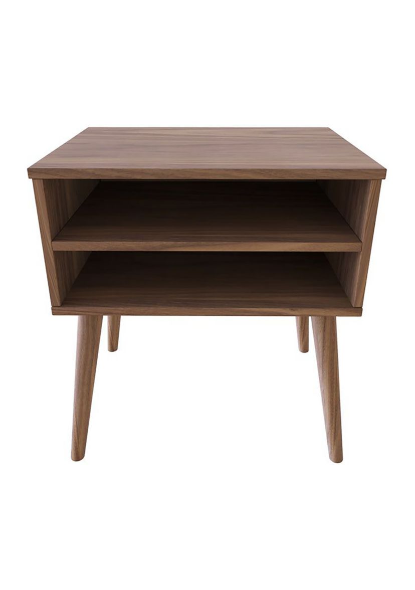 Ragusa Mid-Century Modern Two Shelf Nightstand by Boyd Sleep