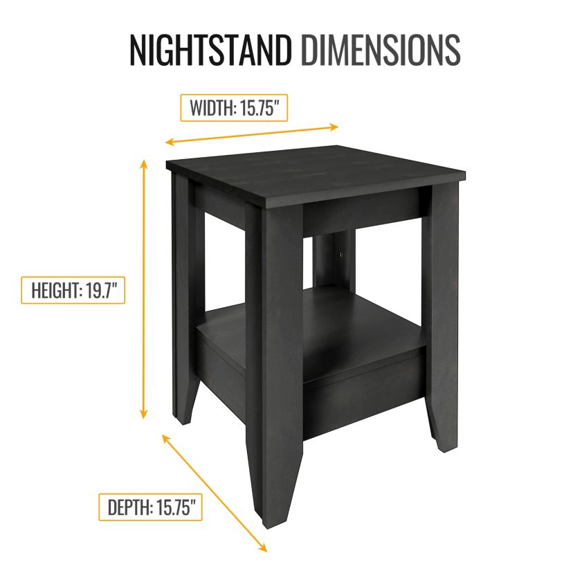 Boyd Sleep Prato Classic Open Storage Nightstand