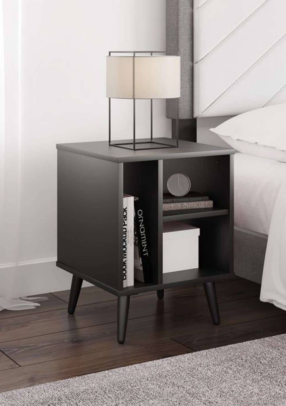 Warwick Mid-Century Modern Nightstand by Boyd Sleep