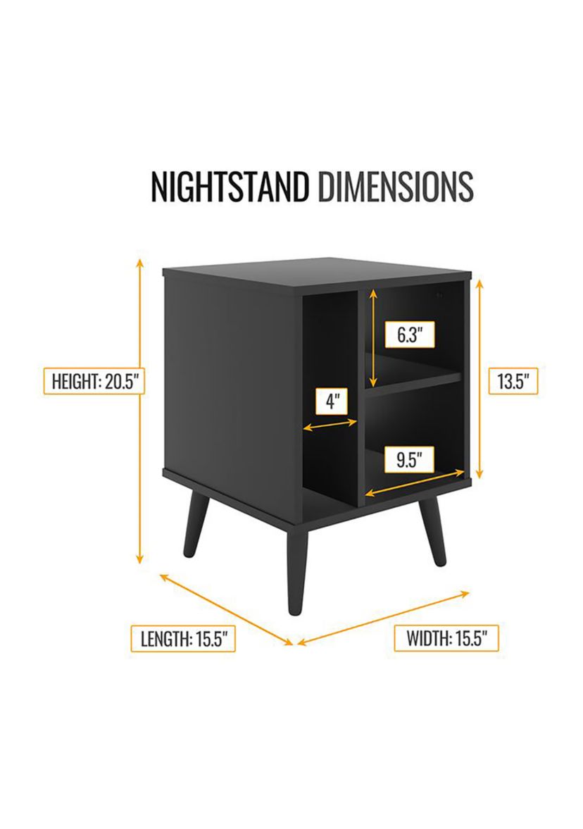 Warwick Mid-Century Modern Nightstand by Boyd Sleep