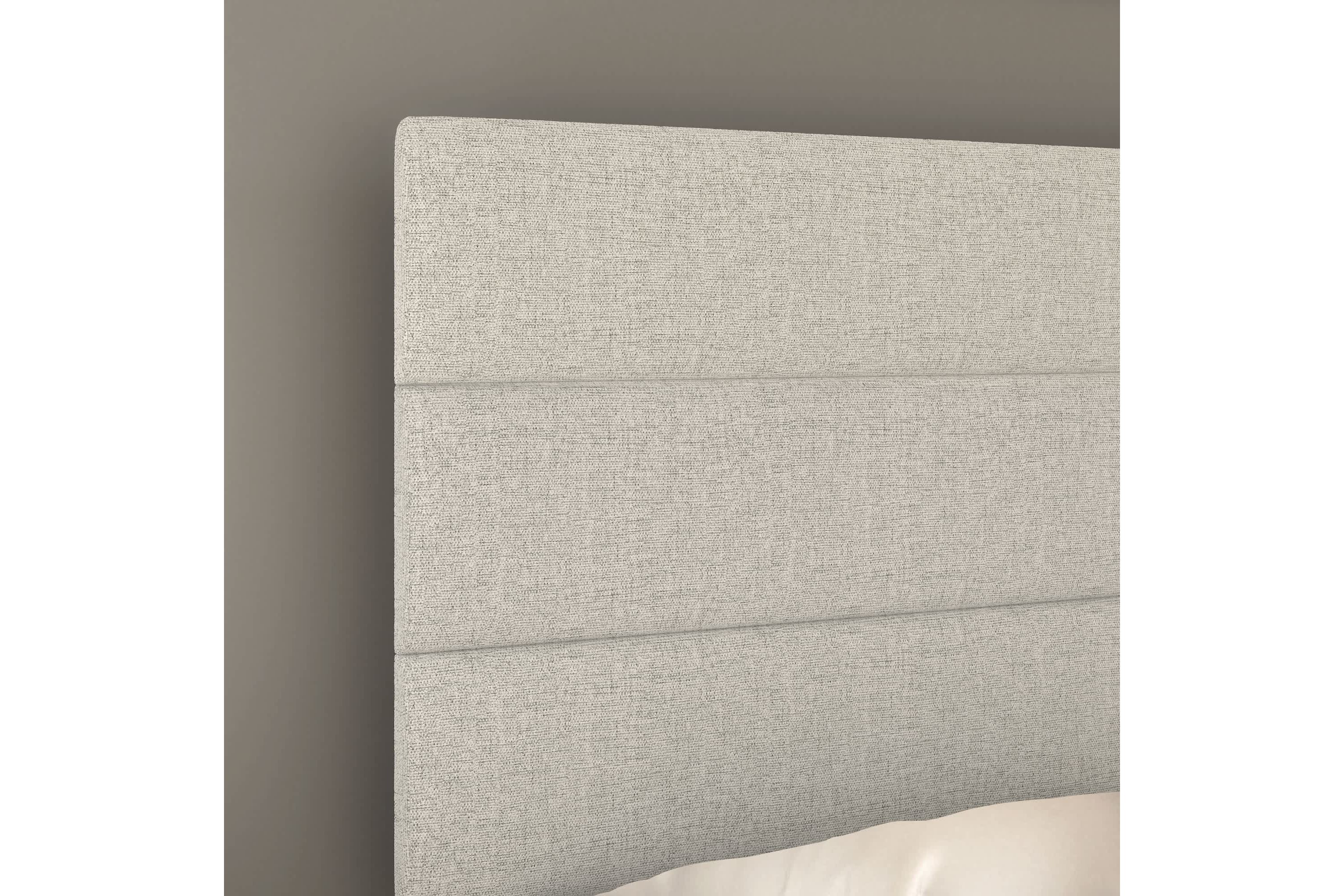 Boyd Sleep Sicily Upholstered Platform Bed with Headboard, Mattress Foundation with Strong 13 Wood Slat Supports, No Box Spring Required