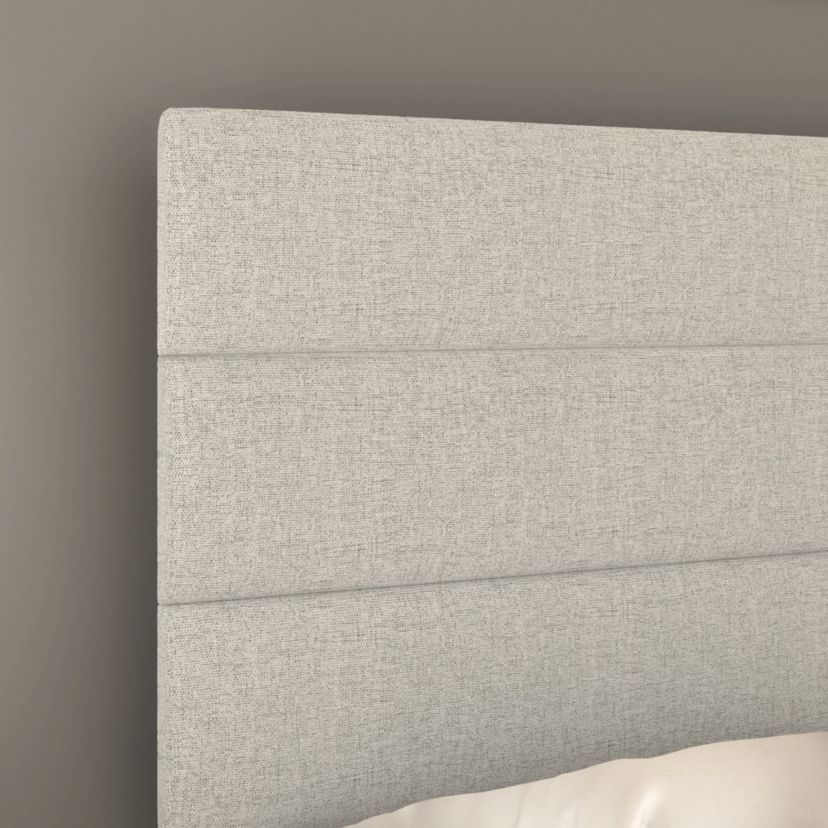 Boyd Sleep Sicily Upholstered Platform Bed with Headboard, Mattress Foundation with Strong 13 Wood Slat Supports, No Box Spring Required