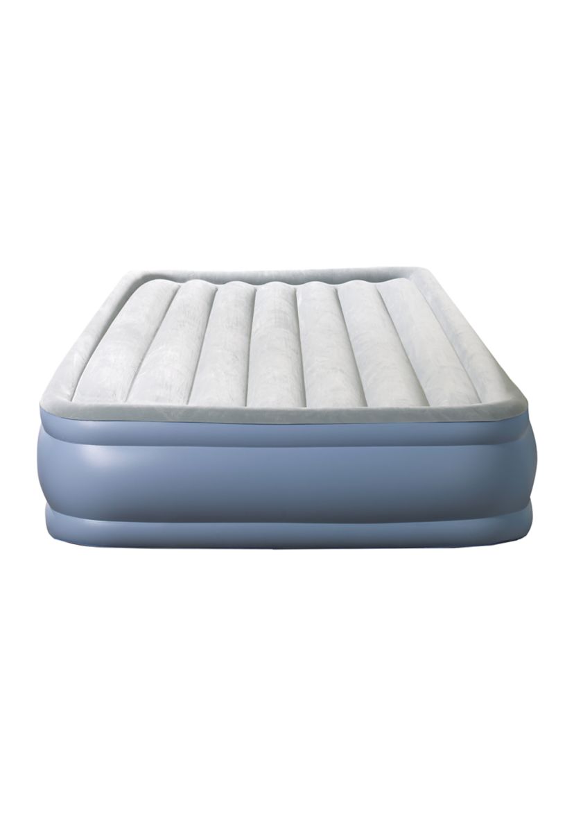 Beautyrest Hi-Loft Air Mattress with Vertical Beam Construction, Edge Support, External Pump and Puncture Resistant Vinyl 