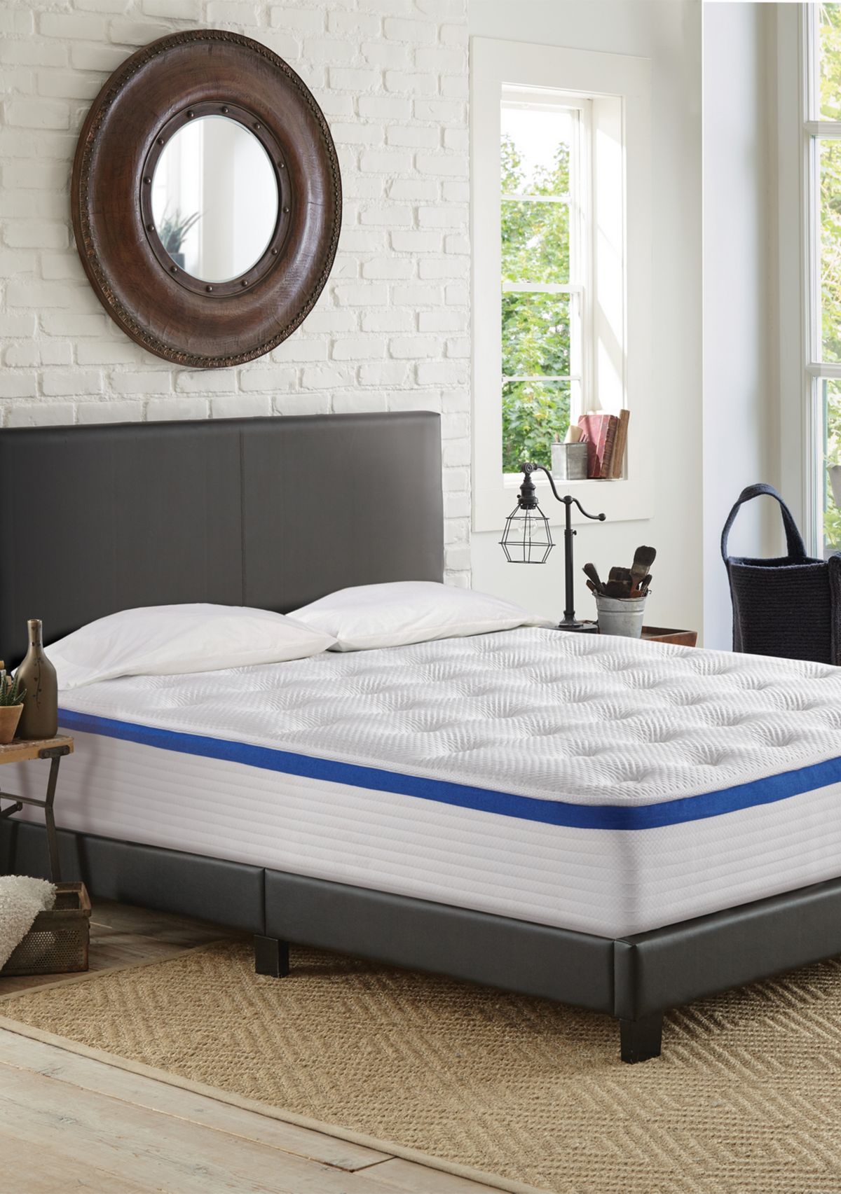 Nautica Home Renew Mattress, 12 inch Memory Foam Bed, Cooling Gel, Medium Plush Comfort Support