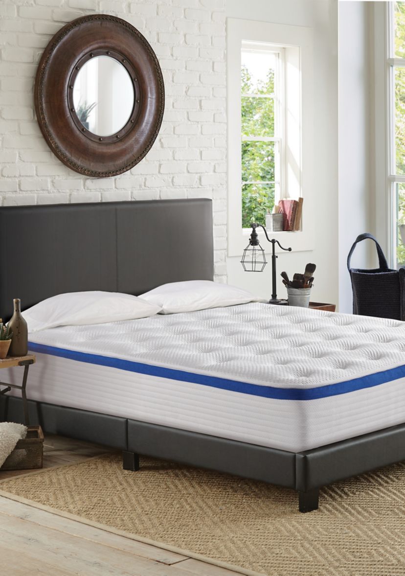 Nautica Home Renew Mattress, 12 inch Memory Foam Bed, Cooling Gel, Medium Plush Comfort Support