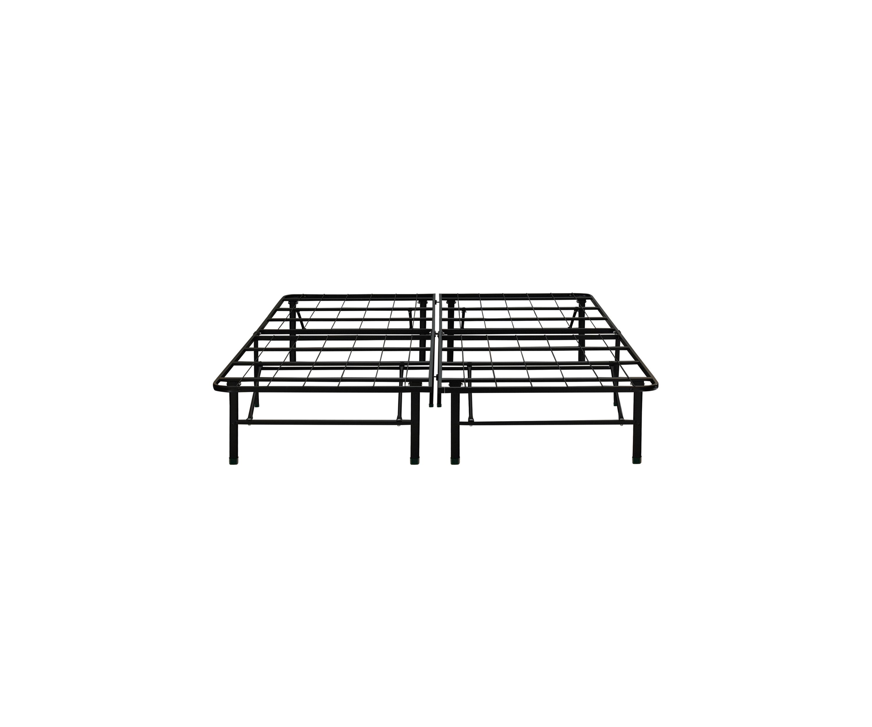 Euro Wood Slat Adjustable Lumbar Support Platform Bed Frame
