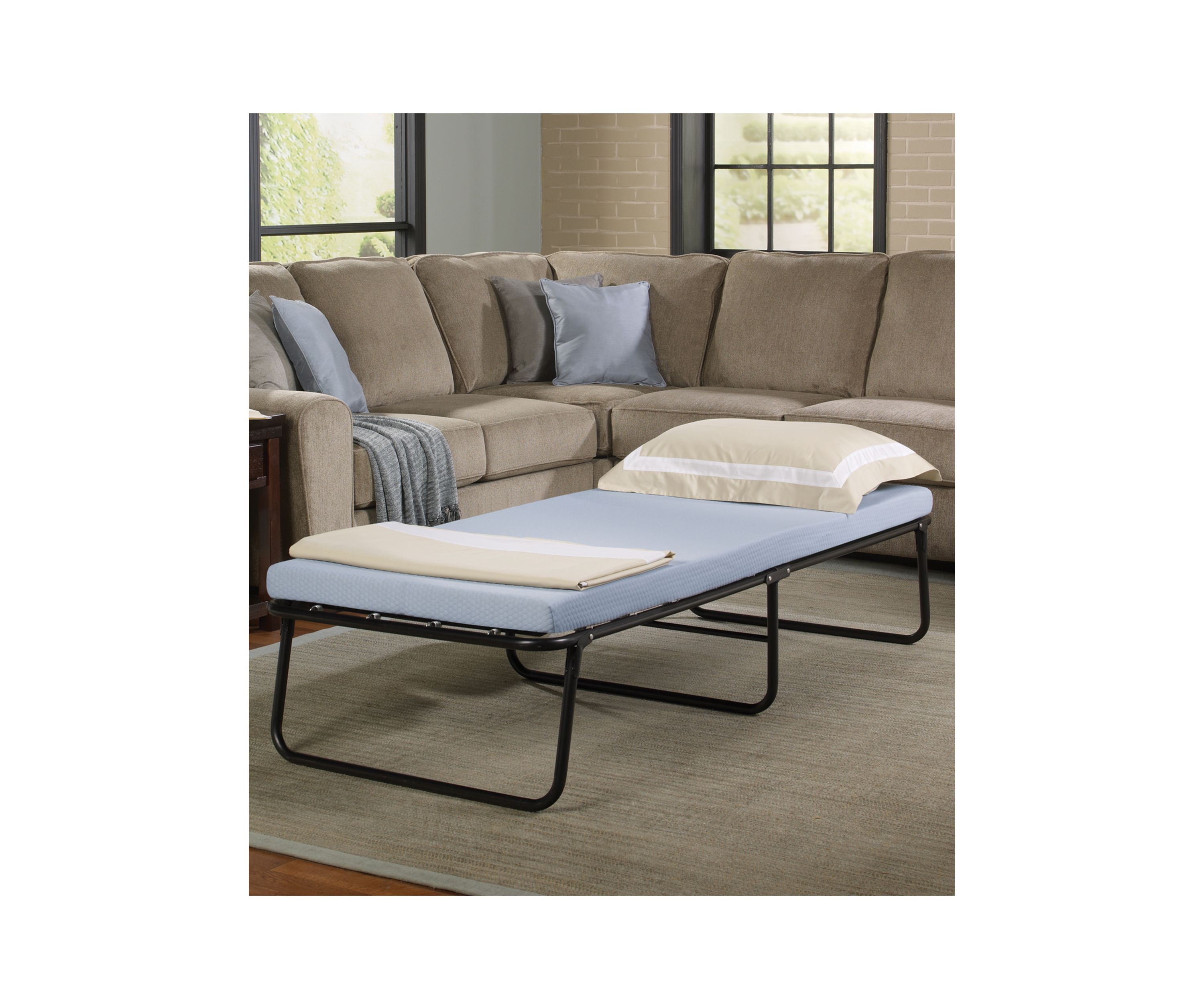 Beautysleep Foldaway Guest Bed with Memory Foam Mattress