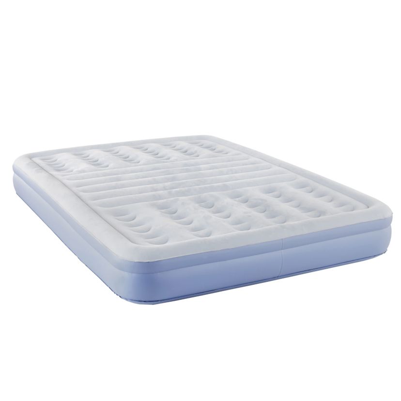 Thomasville Lumbar Lift Express Tri-Zone Support Raised Air Bed Mattress with Express Pump, 12" Queen