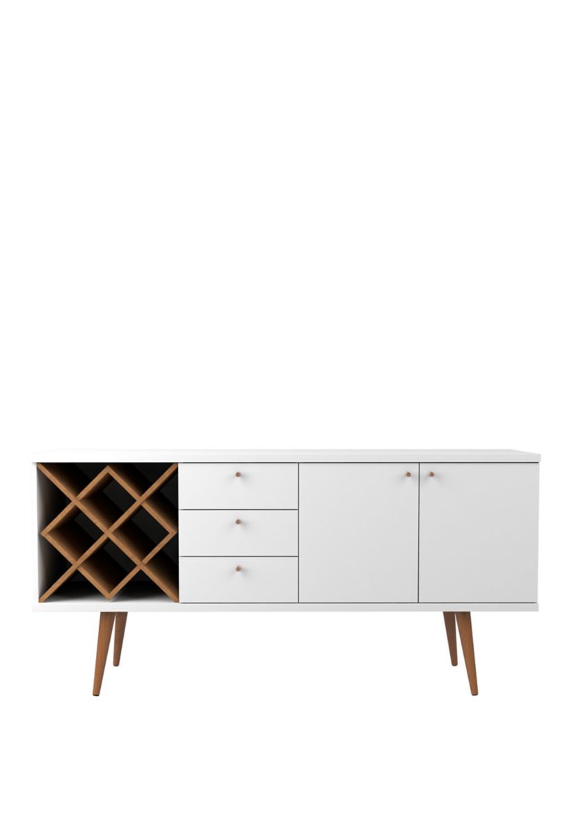 Utopia 4 Bottle Wine Rack Sideboard Buffet Stand