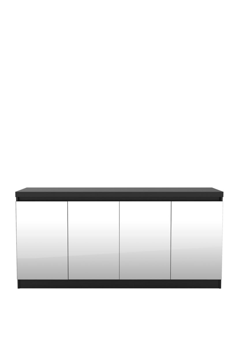 62.99 Inch Viennese Buffet Cabinet with Mirrors
