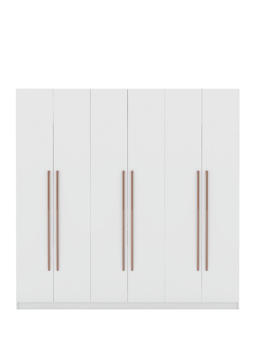 Gramercy Wardrobe Armoire Closet in Brown