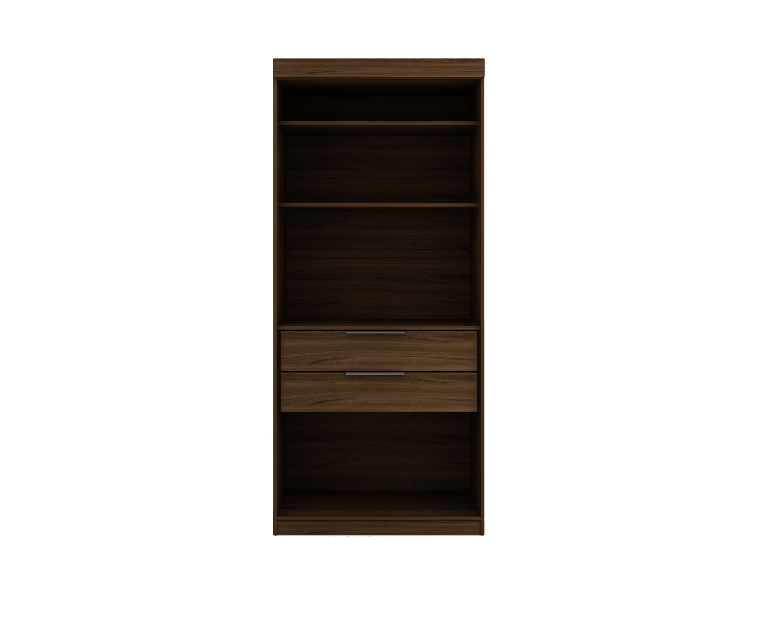 Mulberry Open 1 Sectional Closet in Brown