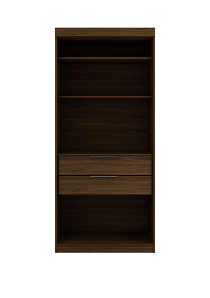 Mulberry Open 1 Sectional Closet in Brown