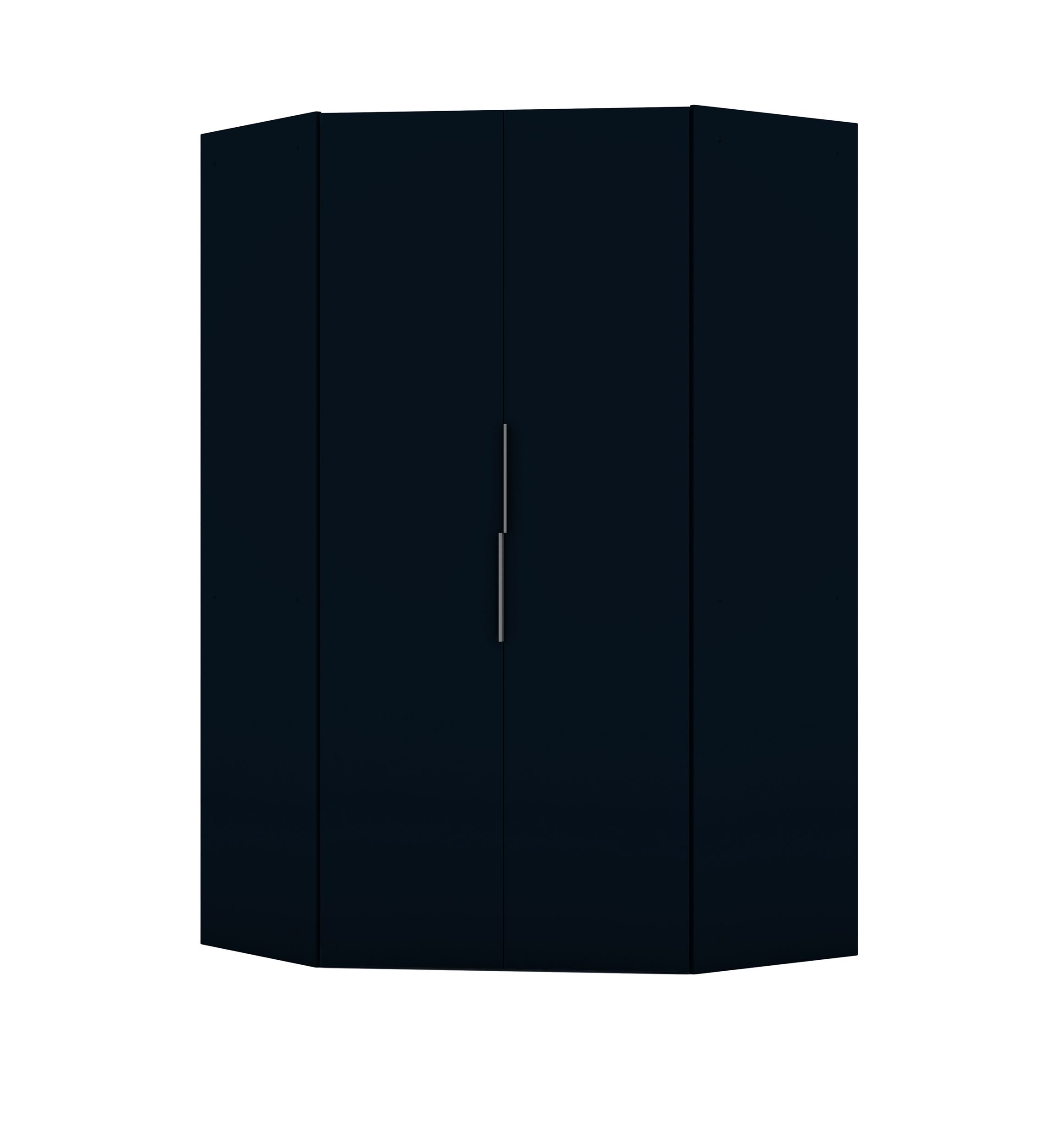 Mulberry 2.0 Corner Wardrobe Closet in Tatiana Midnight Blue