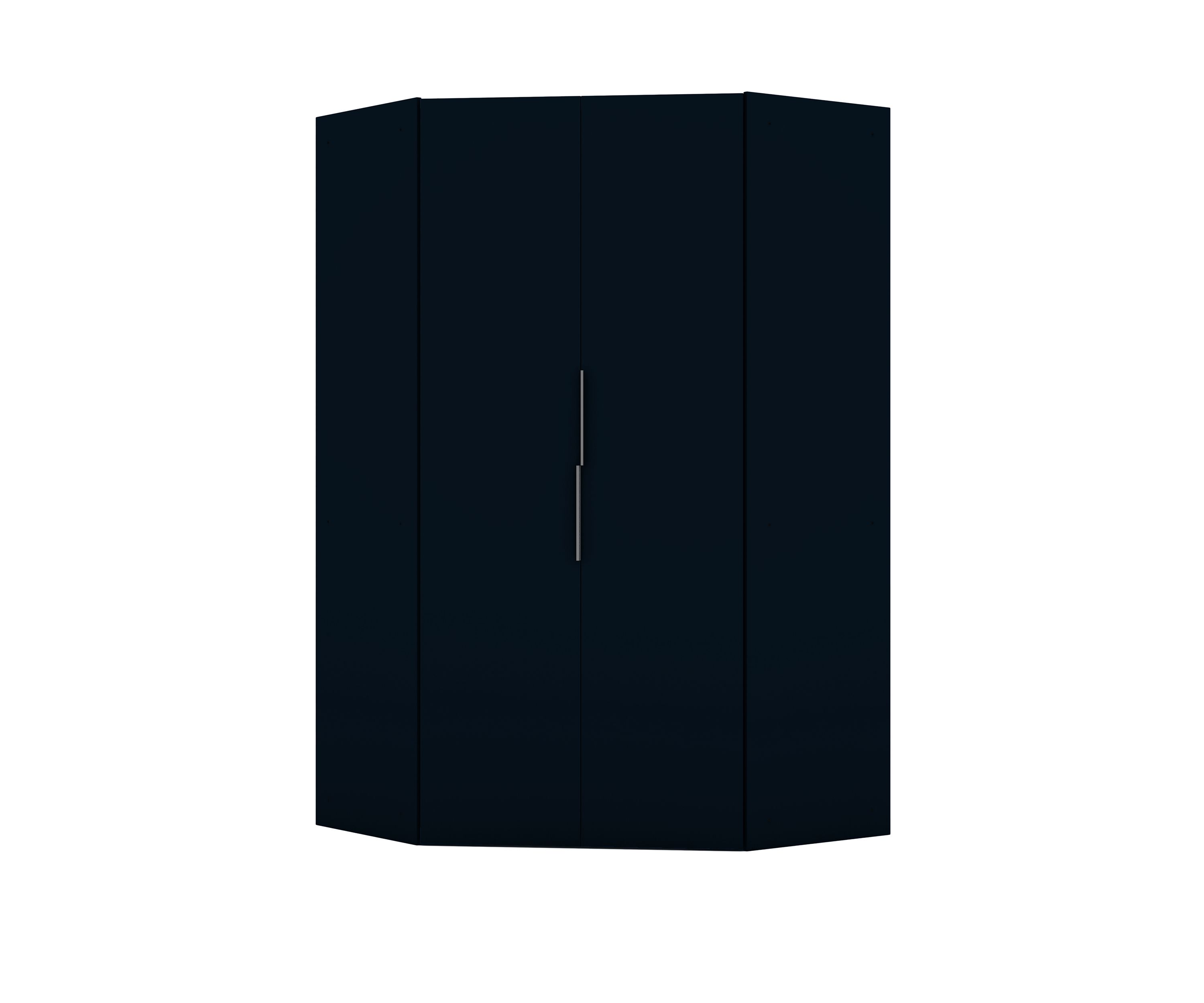Mulberry 2.0 Corner Wardrobe Closet in Tatiana Midnight Blue