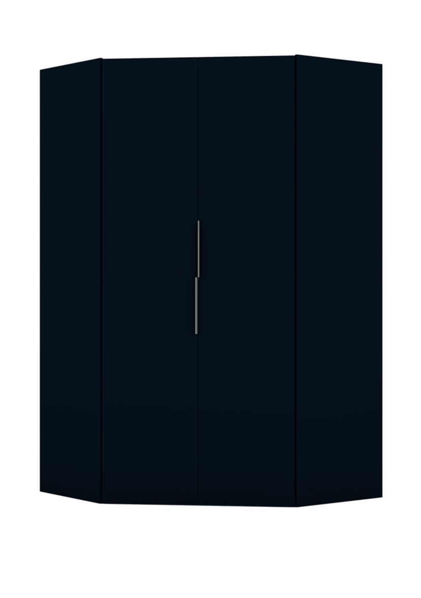 Mulberry 2.0 Corner Wardrobe Closet in Tatiana Midnight Blue