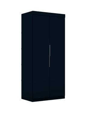 Manhattan Comfort Mulberry 2.0 Sectional Wardrobe Closet in Tatiana Midnight Blue -  0810025593537