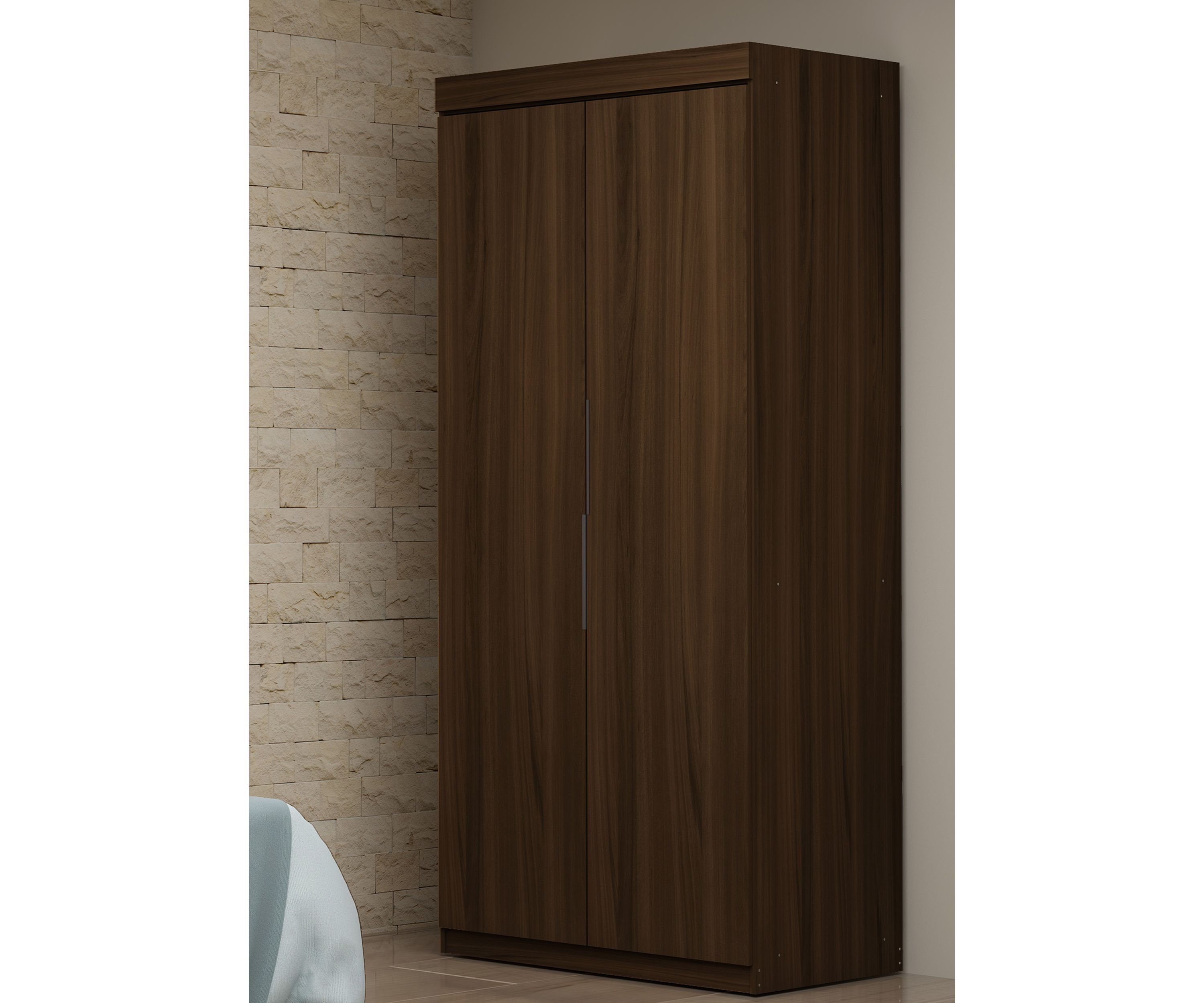 Mulberry 2.0 Sectional Wardrobe Closet in Brown
