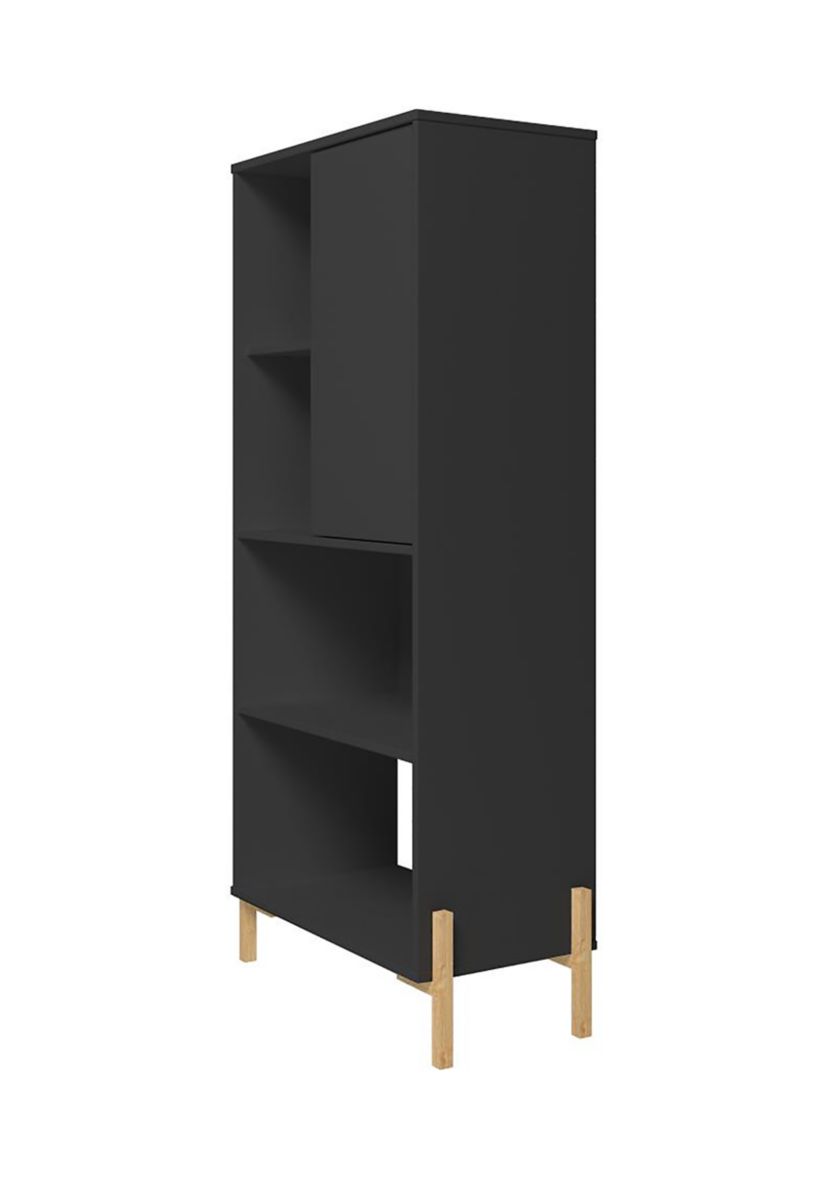 Bowery Bookcase in White and Oak