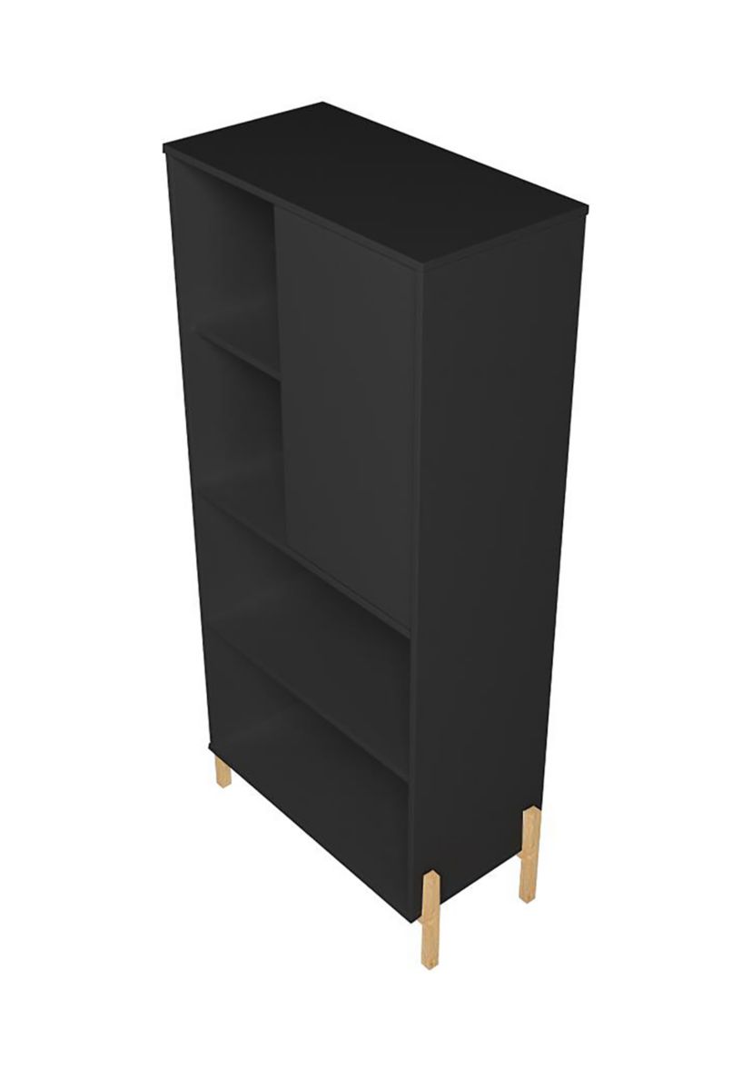 Bowery Bookcase in White and Oak