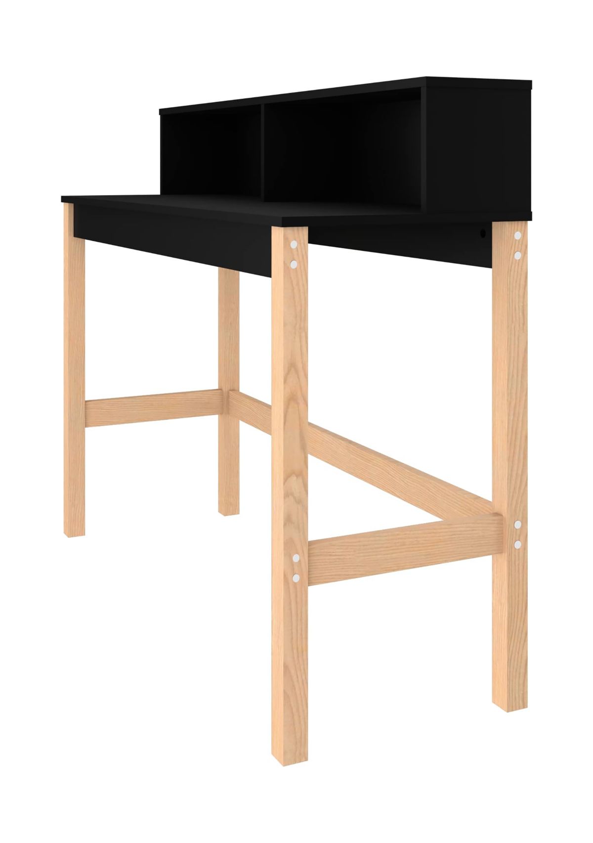 Bowery Desk in White and Oak