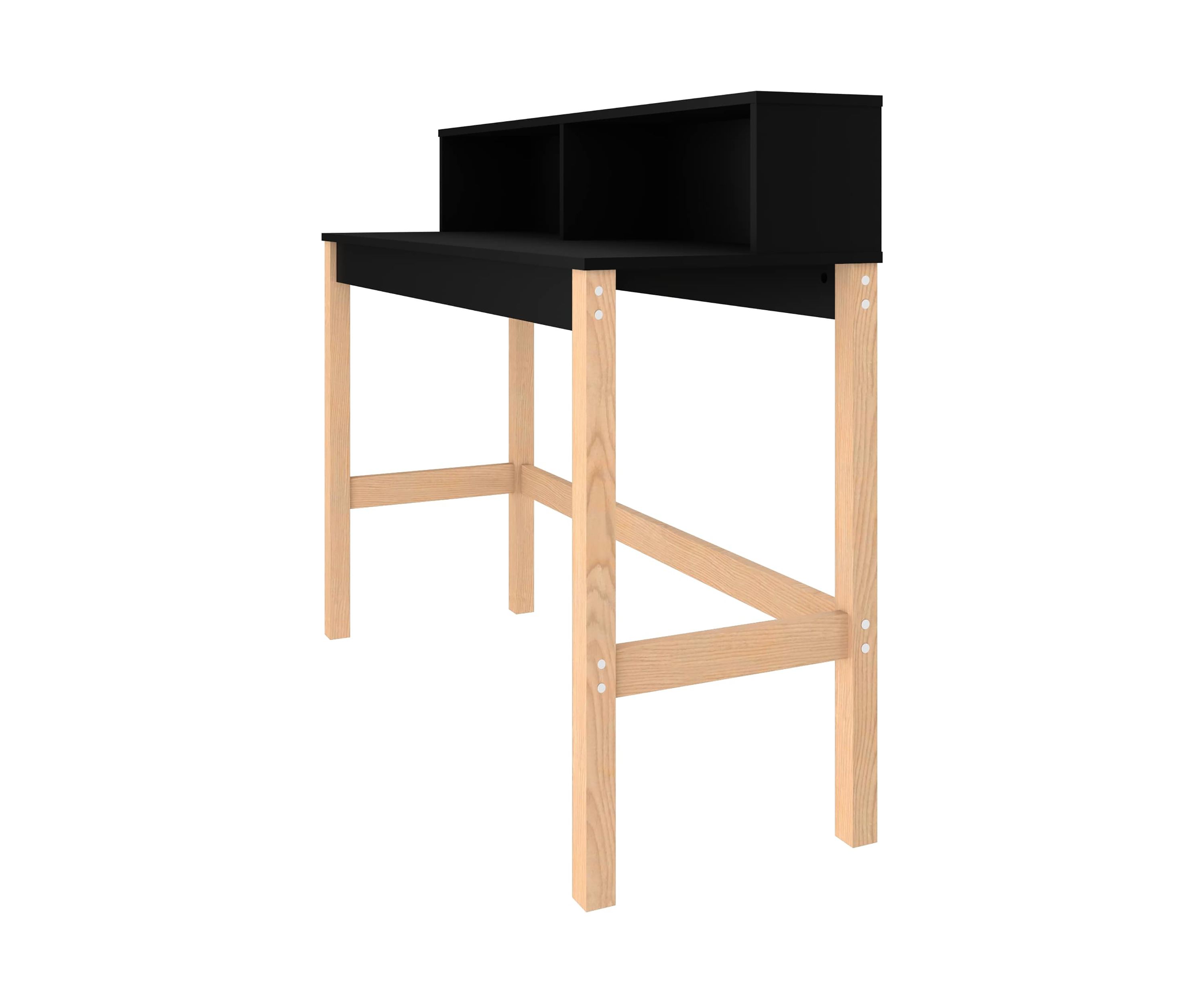 Bowery Desk in White and Oak