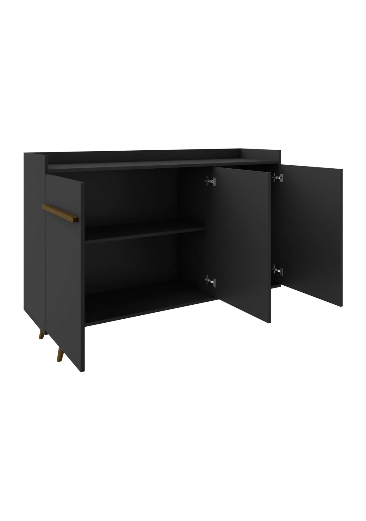 Bradley 53.54" Buffet Stand in Black