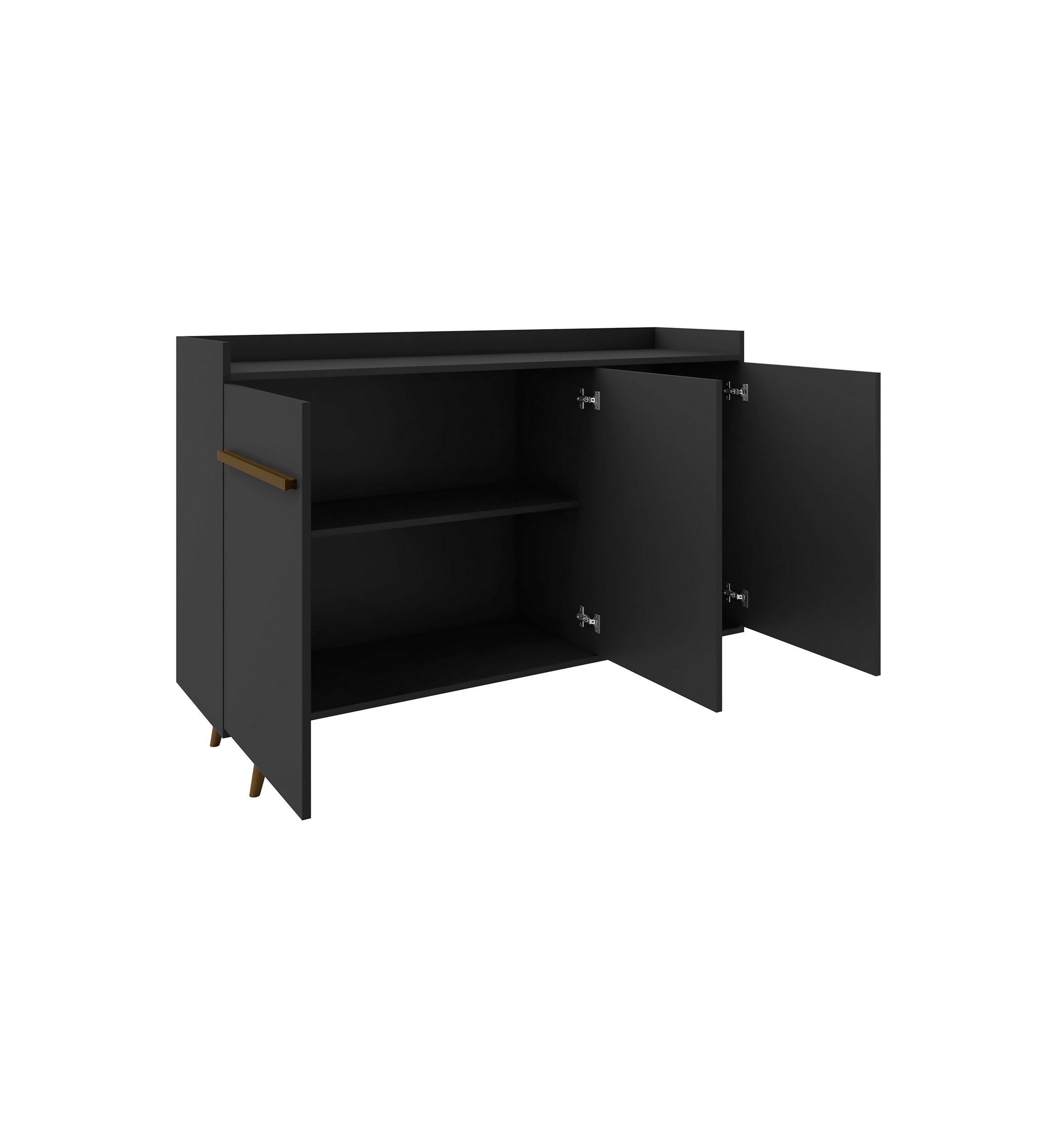 Bradley 53.54" Buffet Stand in Black