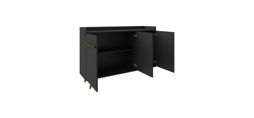 Bradley 53.54" Buffet Stand in Black