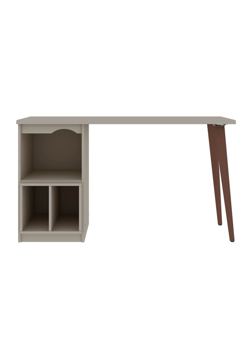 Hampton 53.54" Home Office Desk in Off White