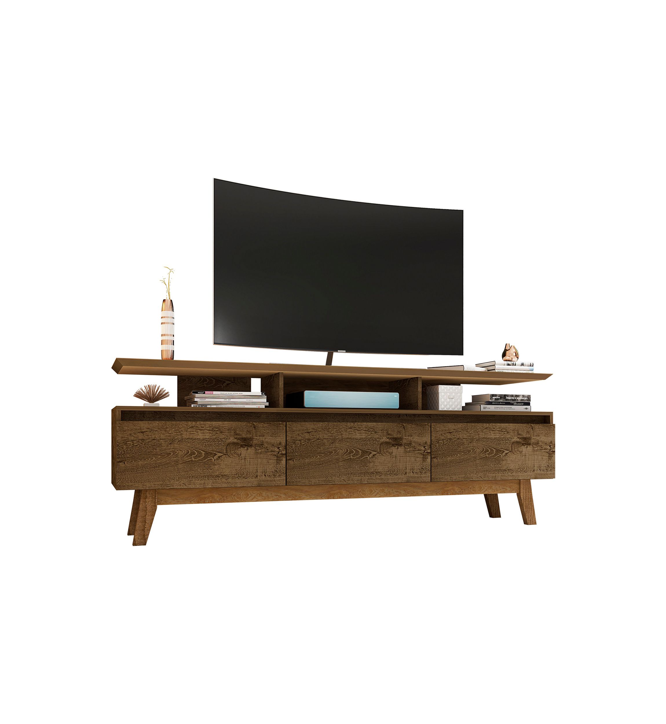 Yonkers 70.86" TV Stand in White