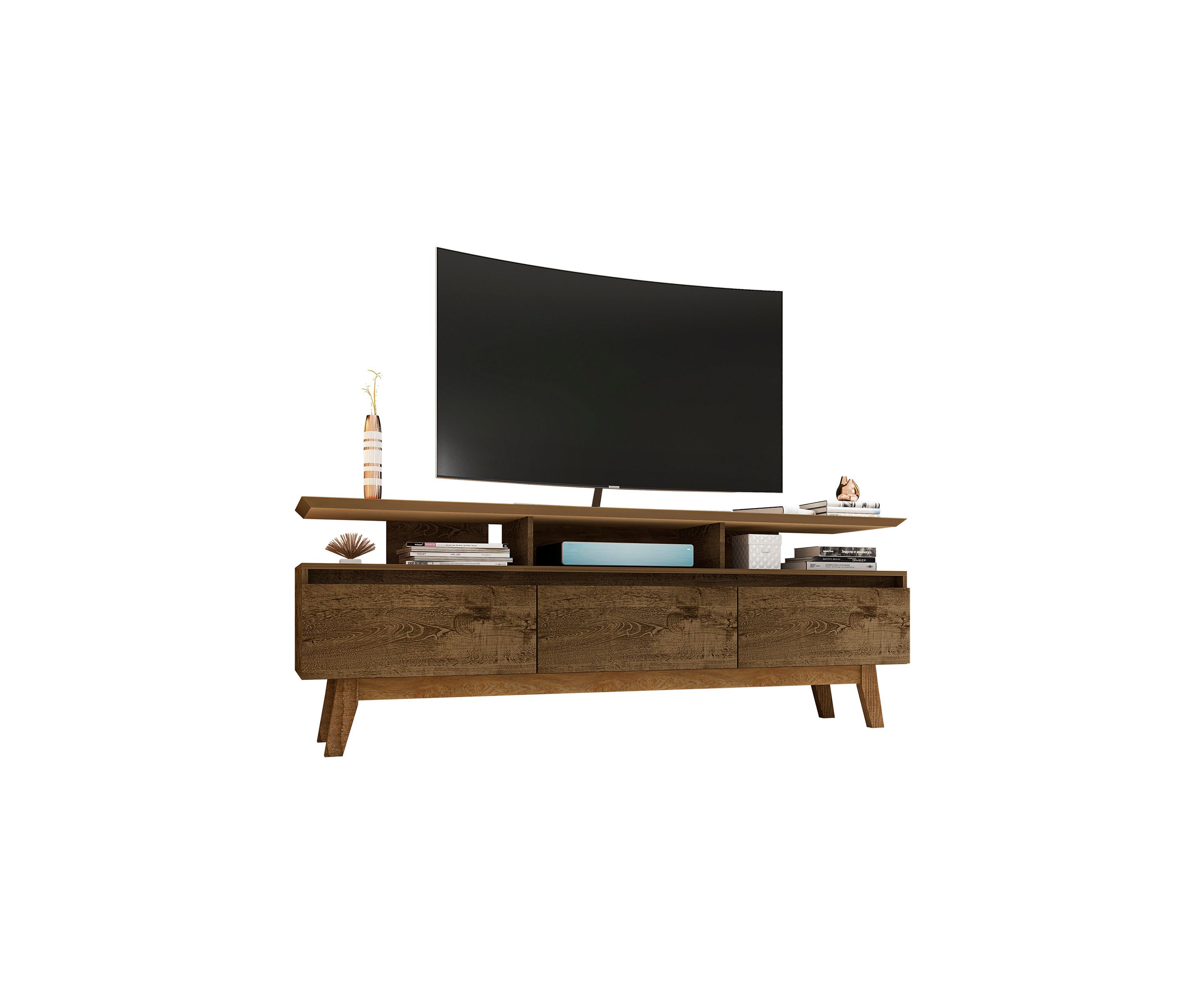 Yonkers 70.86" TV Stand in White
